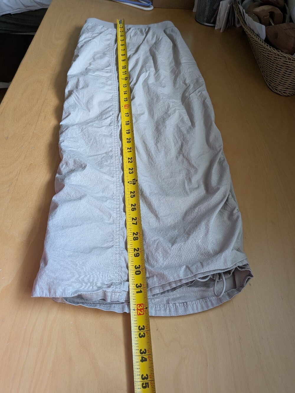 TORRID Maxi Poplin Cargo Skirt Beige Color Size 3 = 3X 22-24 Midi Lenght - Picture 12 of 13